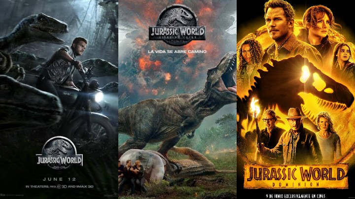 Jurassic World: Dominion (Películas 1-3) HD 1080p (Mega)